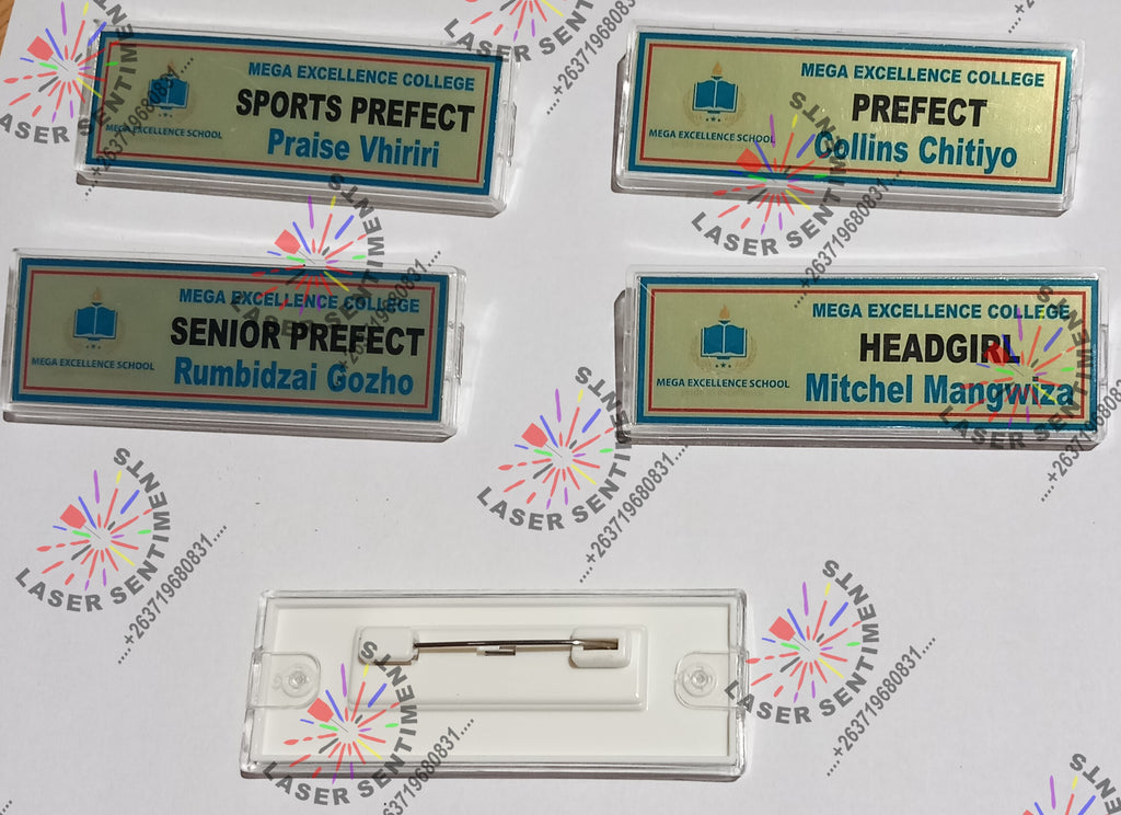 BAD1 Badge in Badge Holder, Changeable