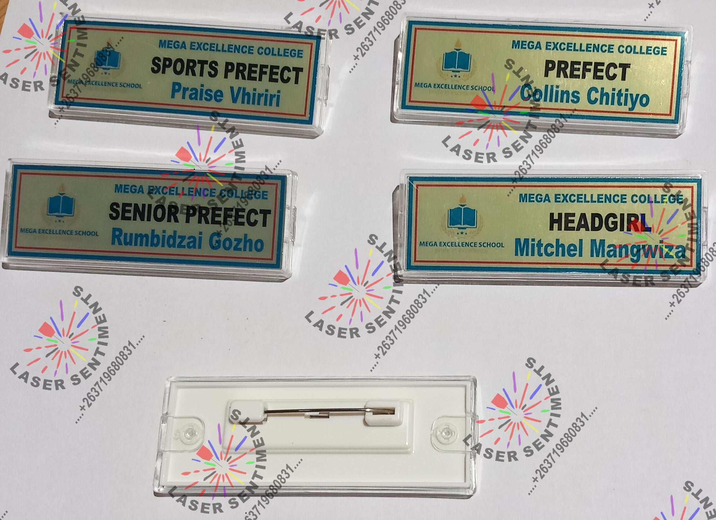 BAD1 Badge in Badge Holder, Changeable