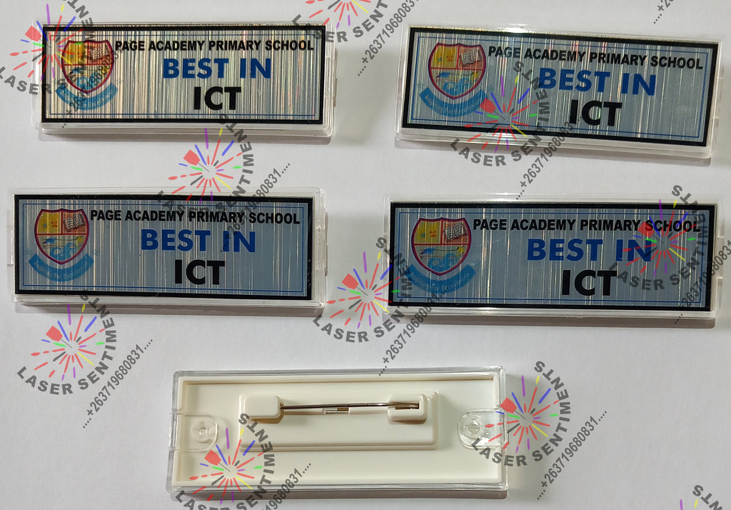 BAD1 Badge in Badge Holder, Changeable