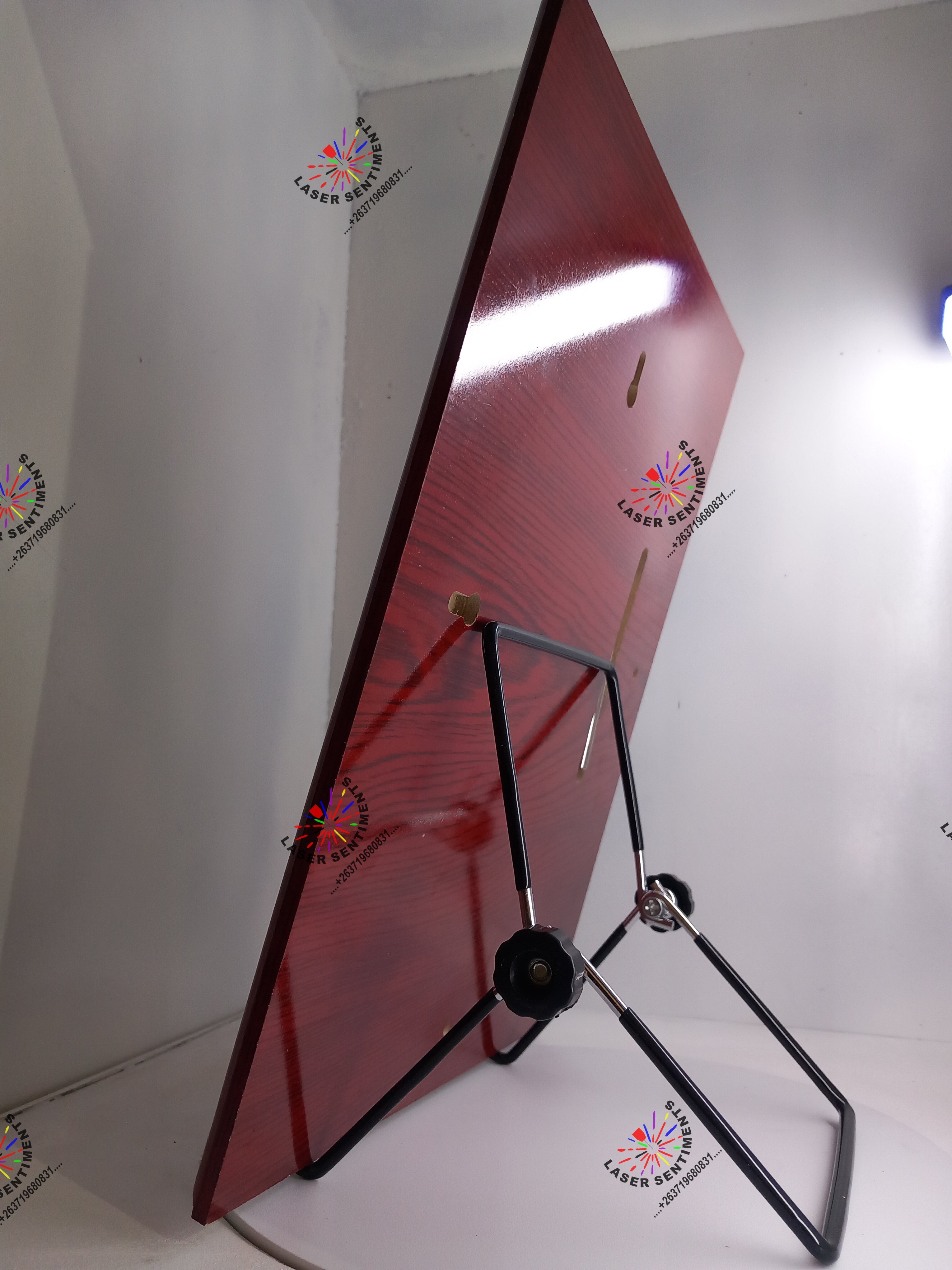 MCW3 Recognition Series Shield With Easel Stand