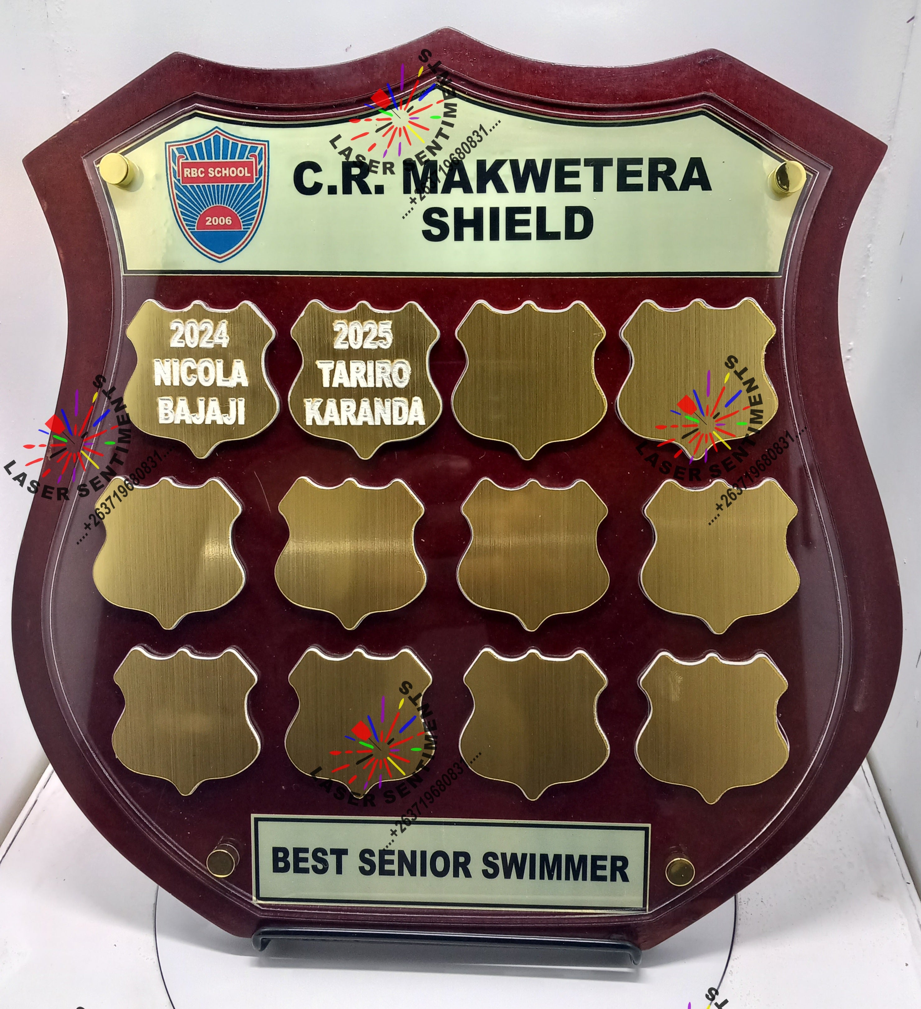 FPS1 Floating Perpetual Shield Plaque Honour Board