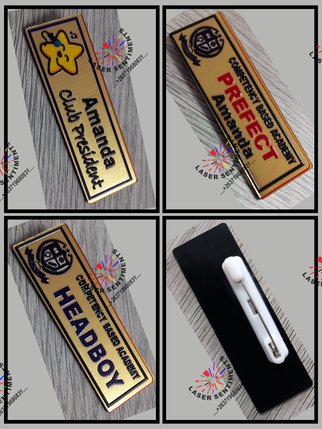 BAD2 Badges Thick Coated Print