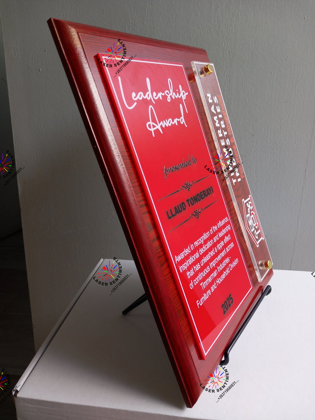 MCW3 Elevate Eco Wood Plaque