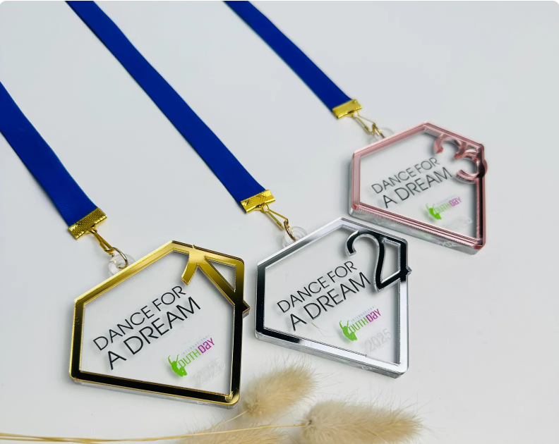 Custom Shape Acrylic Medals